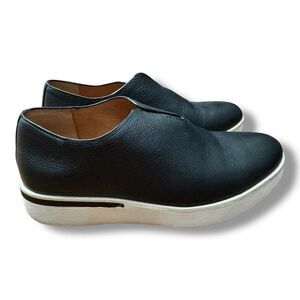 Gentle Souls Kenneth Cole Halden Slip On Shoes Black Leather Sneakers Women’s 8